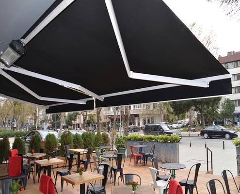 Çeşme Tente Pergola, Mafsallı Tente Modeli 1 Çeşme Tente Pergola, Mafsallı Tente Modeli 1