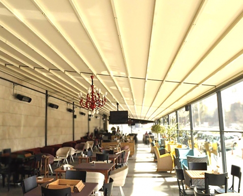Çeşme Tente Pergola, Otomatik Tente Pergola Modeli 1 Çeşme Tente Pergola, Otomatik Tente Pergola Modeli 1