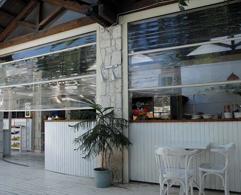 Çeşme Tente Pergola, Şeffaf Stor Modeli 3 Çeşme Tente Pergola, Şeffaf Stor Modeli 3