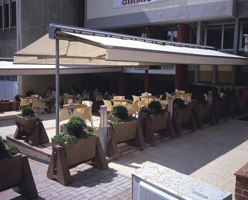 Çeşme Tente Pergola, T-Modül Tente Modeli 4 Çeşme Tente Pergola, T-Modül Tente Modeli 4