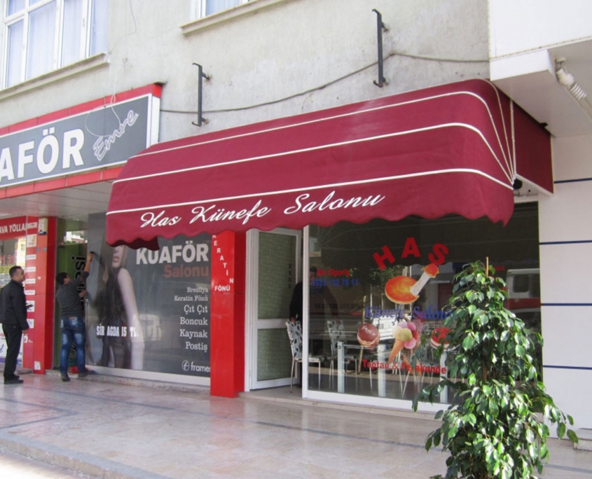 çeşme körüklü tente